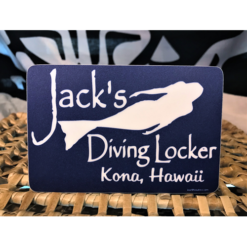 Jack's Diving Locker Sticker